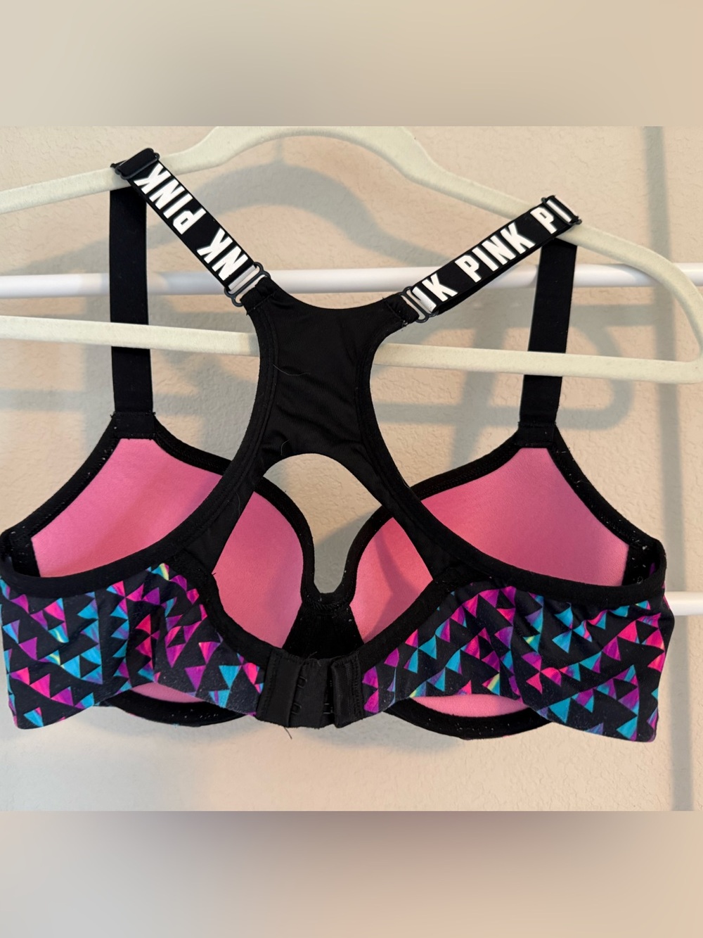 PINK Victoria's Secret Black Racerback Bra - Picture 3 of 3